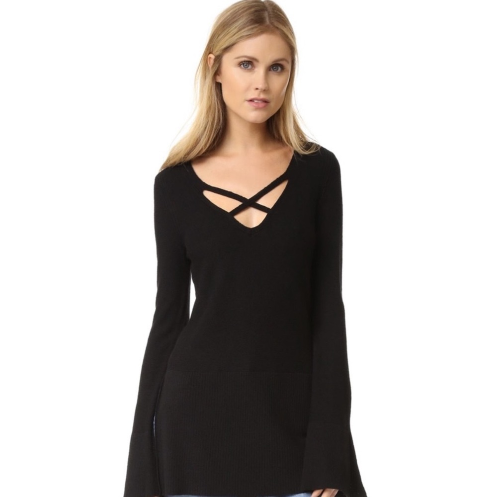 Free People | Cross Front Sweater